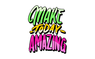 Make Today Amazing Free Sticker PNG