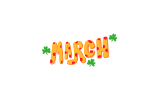 March Free Sticker PNG