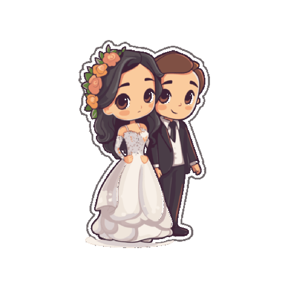 Marriage Free Sticker Transparent Photo
