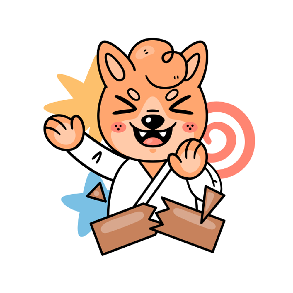 Martial Arts Sticker Transparent Picture