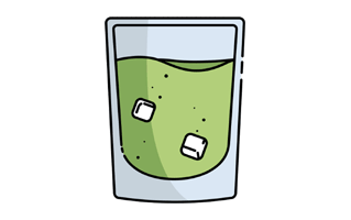 Matcha Sticker PNG