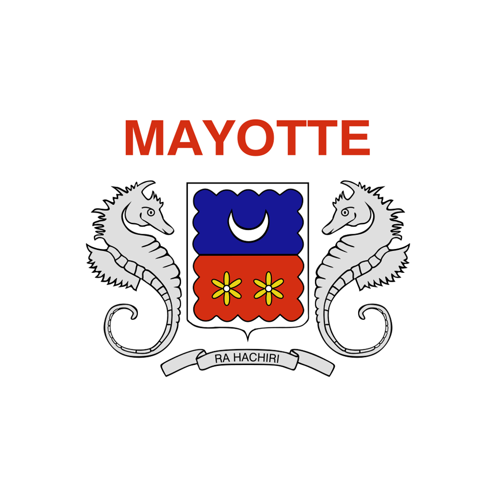 Mayotte Flag Transparent Image