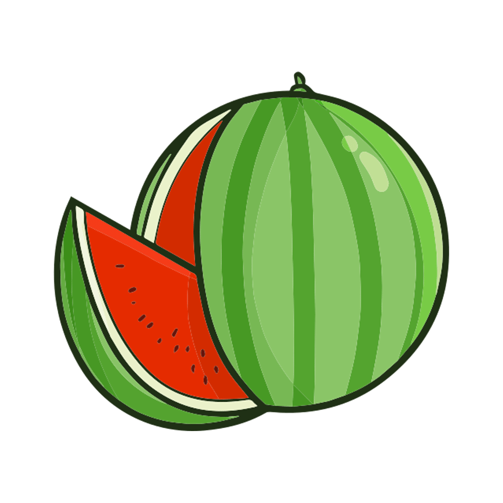 Melon Free Sticker Transparent Photo