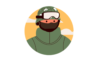 Military Free Sticker PNG