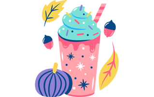 Milkshake Sticker PNG