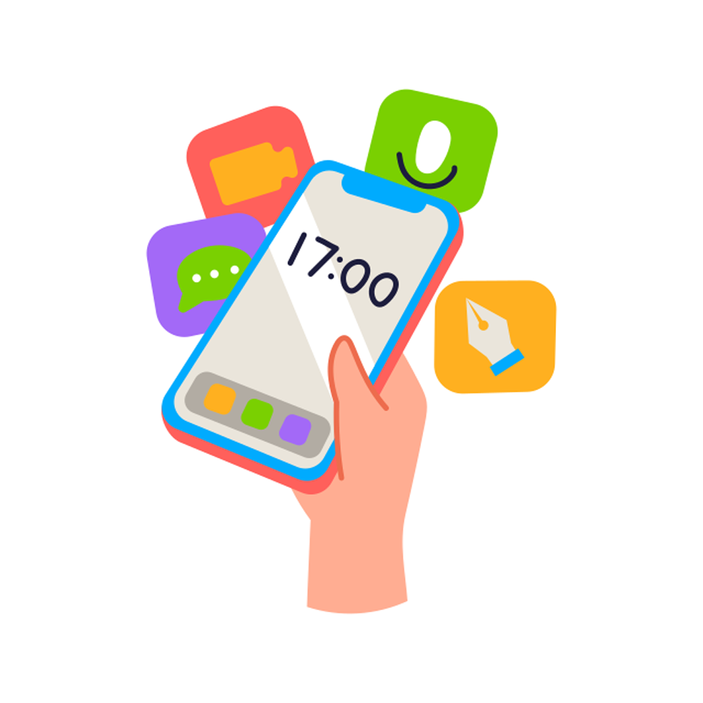 Mobile Application Sticker Transparent Gallery