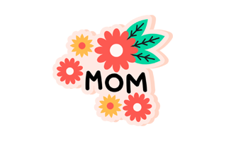 Mom Free Sticker PNG