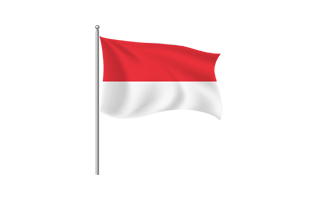 Monaco Flag PNG