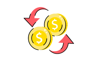 Money Exchange Free Sticker PNG