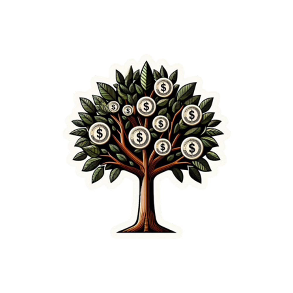 Money Tree Free Sticker Transparent Picture