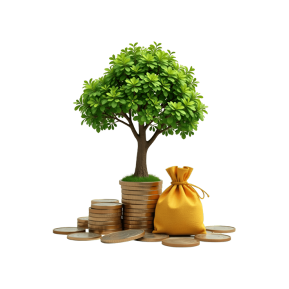 Money Tree Free Sticker Transparent Clipart