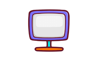 Monitor Sticker PNG