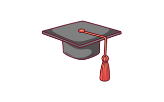 Mortarboard Free Sticker PNG