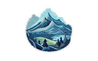 Mountains Free Sticker PNG