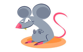 Mouse Sticker PNG