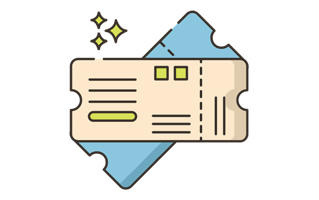 Movie Ticket Sticker PNG