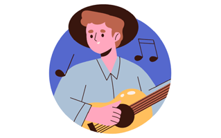 Musician Free Sticker PNG