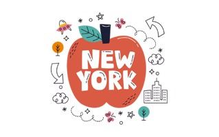 New york Free Sticker PNG
