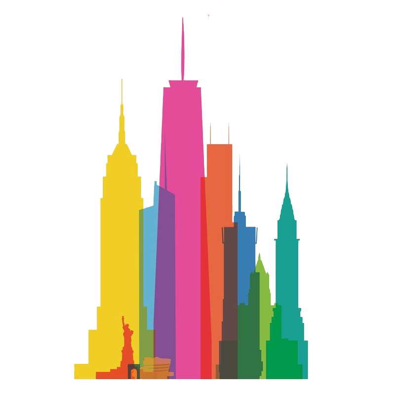 New York Skyline Transparent Clipart
