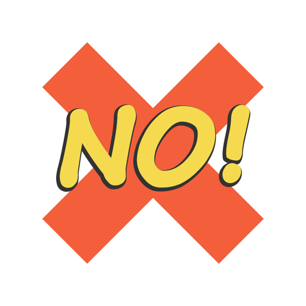 No Sticker PNG Images Transparent HD Photo Clipart 