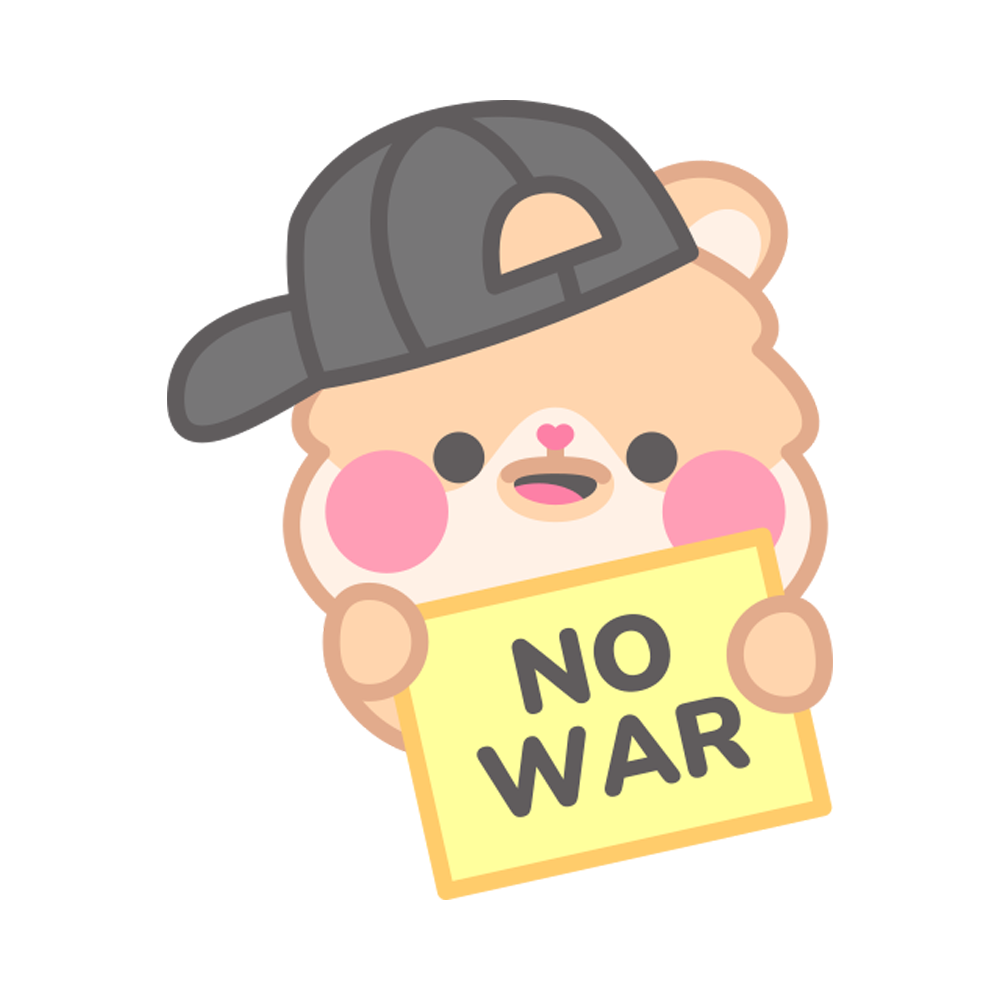 No War Free Sticker Transparent Image