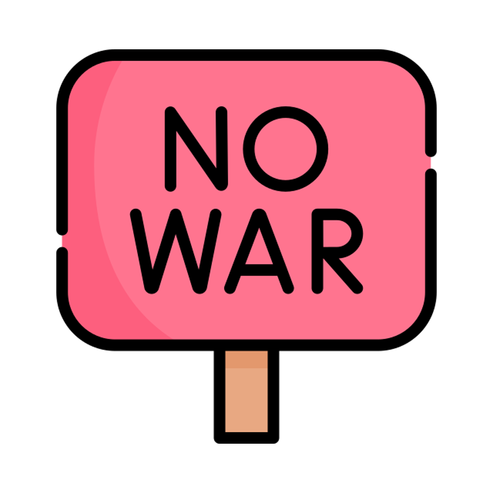 No War Free Sticker Transparent Clipart