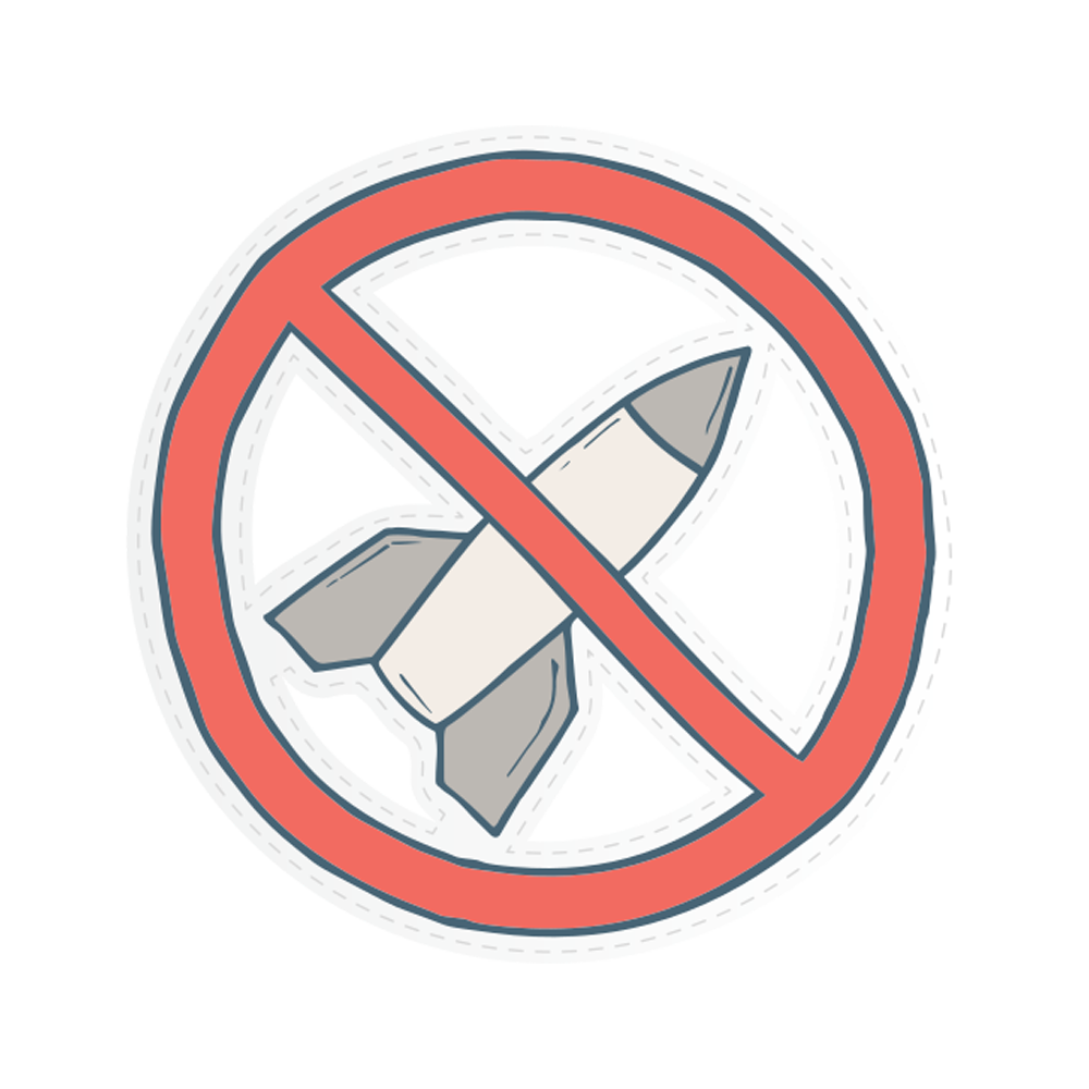 No War Sticker Transparent Picture
