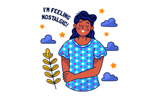 Nostalgic Free Sticker PNG