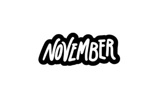 November Free Sticker PNG