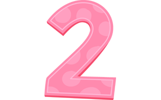 Number 2 PNG