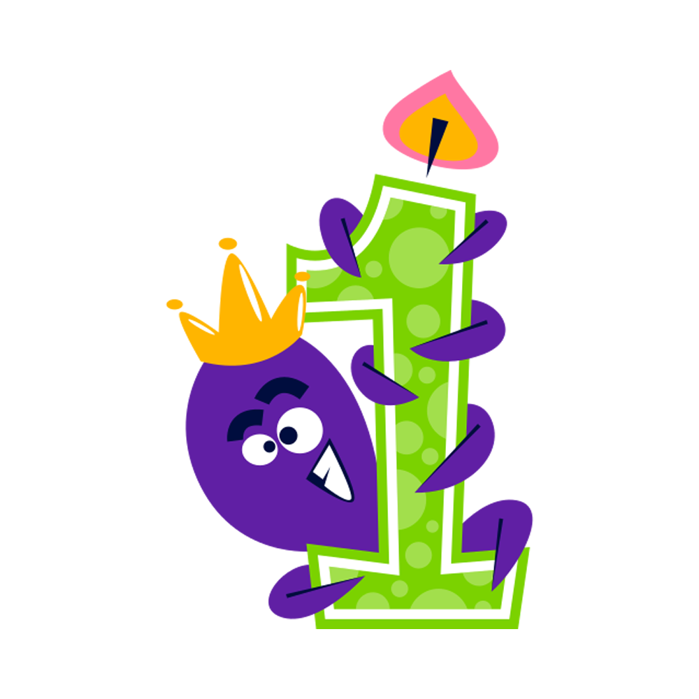 Number One Free Sticker Transparent Photo