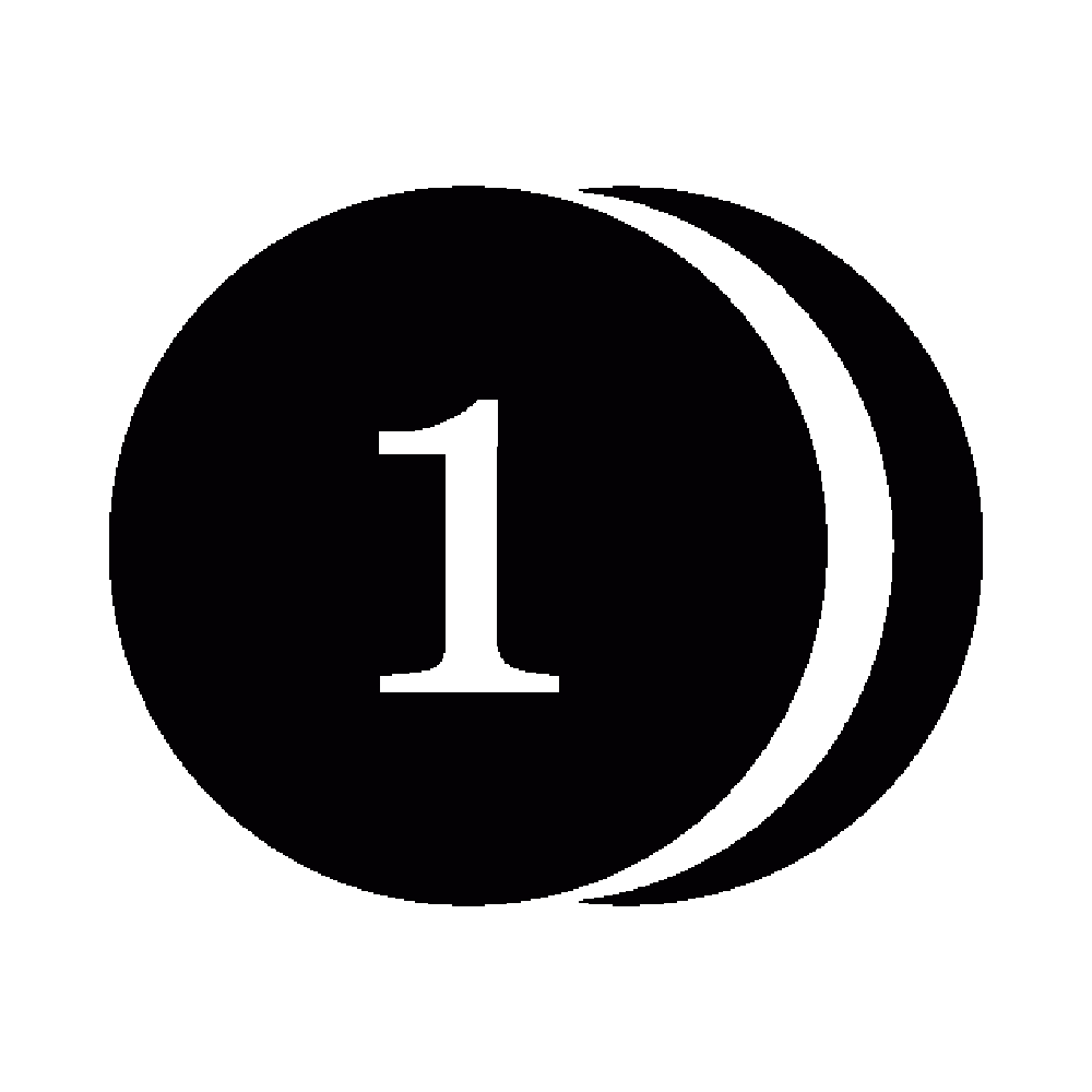 Number One Free Sticker Transparent Clipart