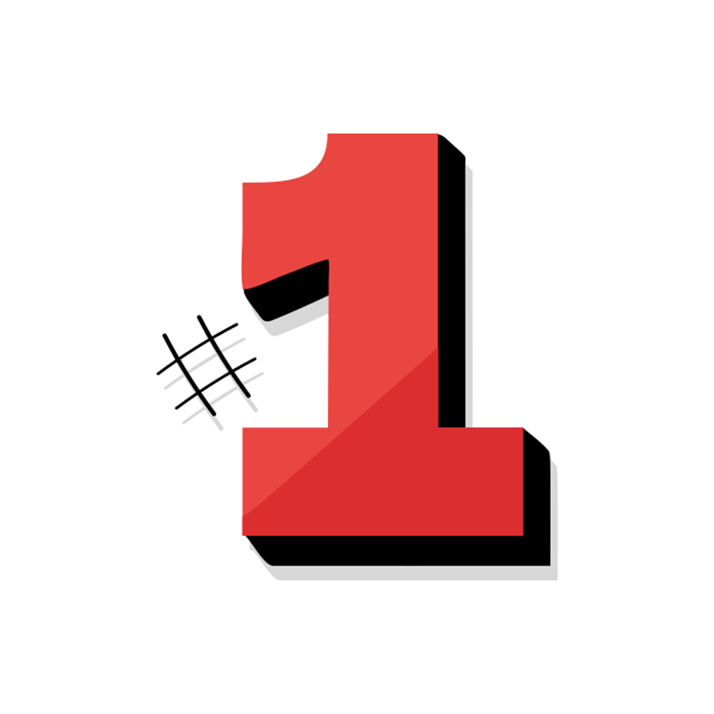 Number One Sticker Transparent Gallery