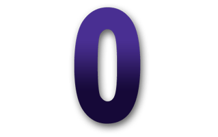 Number Zero PNG