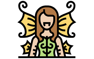 Nymph Sticker PNG