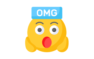 Oh My God Free Sticker PNG