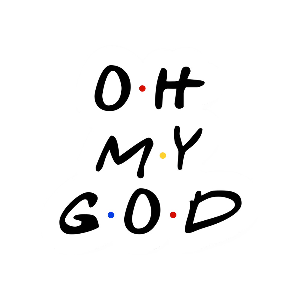 Oh My God Sticker Transparent Clipart