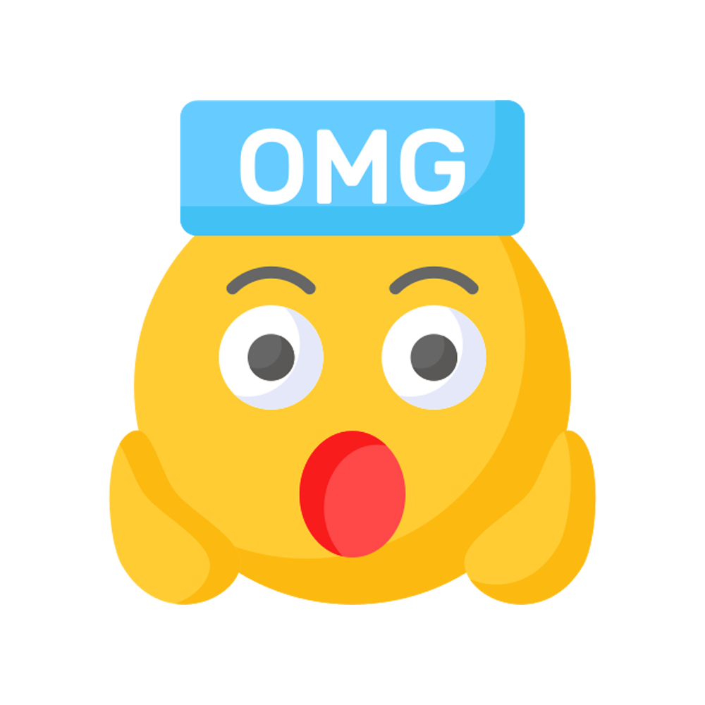 Oh My God Sticker Transparent Gallery