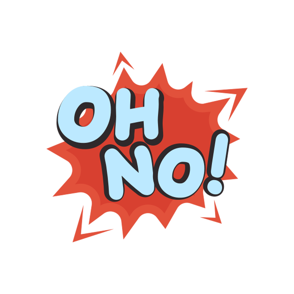 Oh No Sticker Transparent Image
