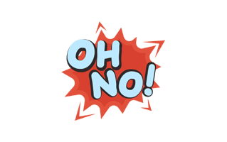 Oh No Sticker PNG