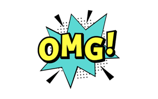 Omg Free Sticker PNG