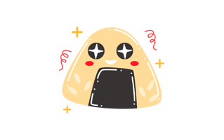 Onigiri Free Sticker PNG