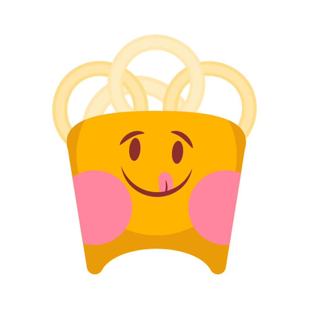 Onion Rings Free Sticker Transparent Picture