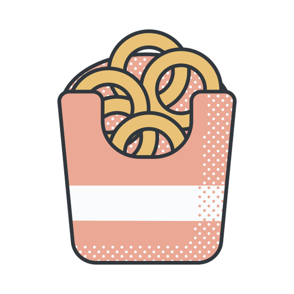Onion Rings Free Sticker Transparent Gallery