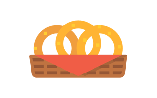 Onion Rings Sticker PNG