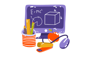Online Class Free Sticker PNG