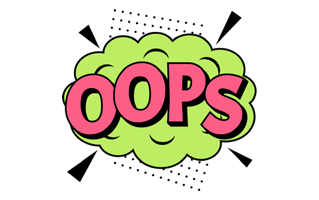 Oops Free Sticker PNG
