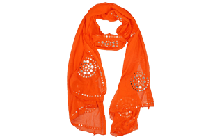 Orange Dupatta PNG