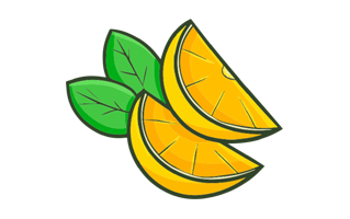 Orange Sticker PNG