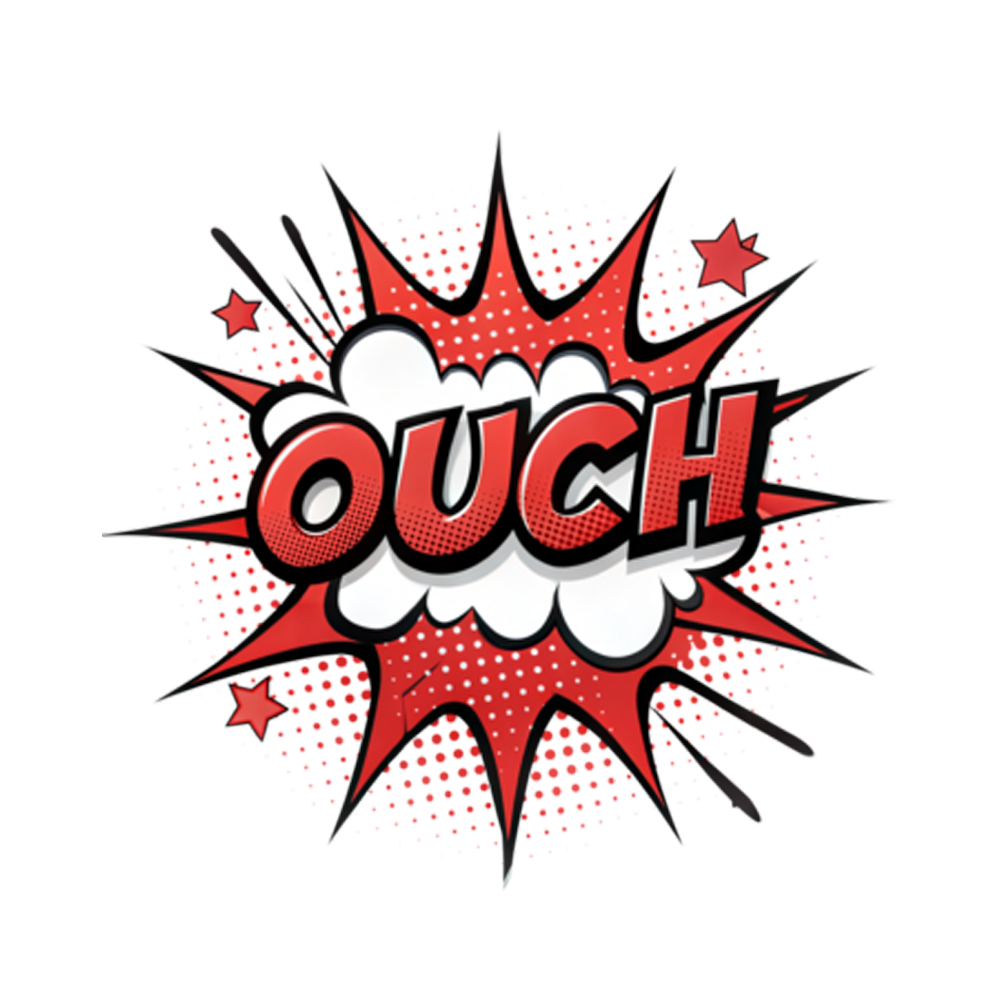 Ouch Free Sticker Transparent Clipart